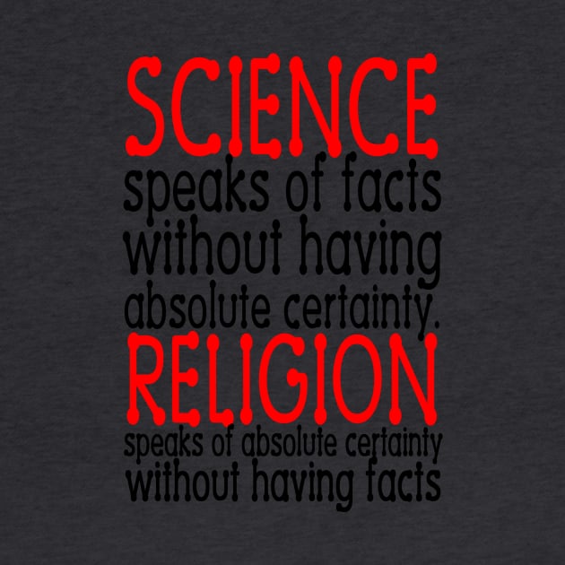 Science Speaks of Facts by AtheistRepublic